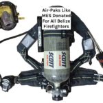MES SCBA Donation to All Belize Firefighters