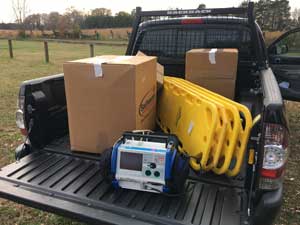 Backboards, Zoll M-Series Defibrillator Donated by Middlesex Volunteer Rescue Squad